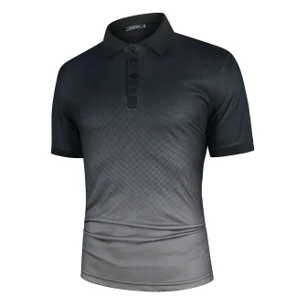 Contrast Color Short Sleeve Golf Polo