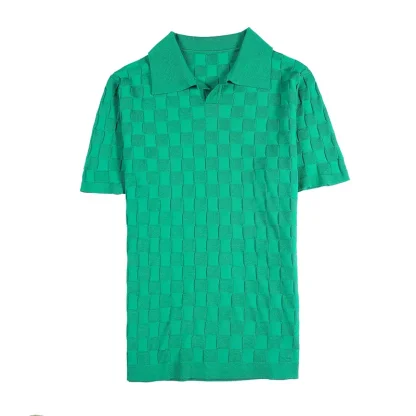 Luxurious Knitted Golf Polo - Image 5