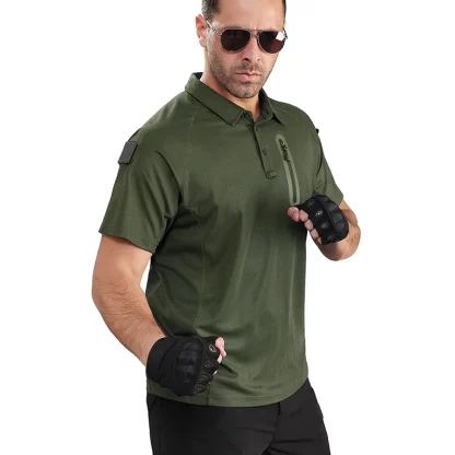 Short Sleeve Golf Polo Shirt - Image 4