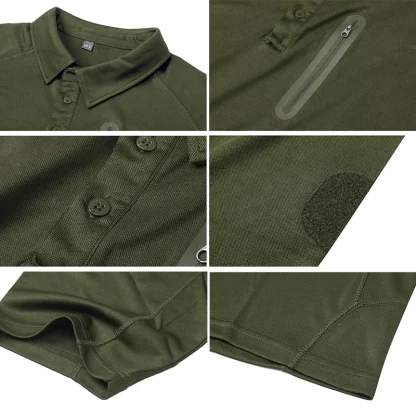 Short Sleeve Golf Polo Shirt - Image 6