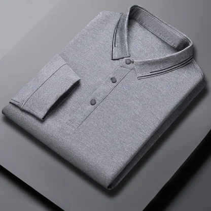 Solid Color Golf Polo Shirt - Image 5