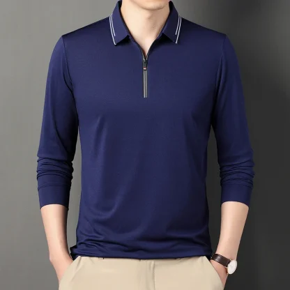 Turn-Down Collar Golf Polo - Image 4