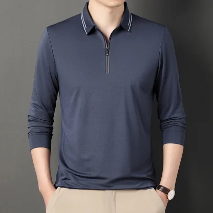 Turn-Down Collar Golf Polo - Image 5