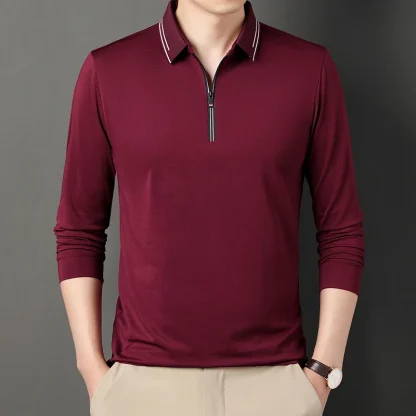 Turn-Down Collar Golf Polo - Image 2