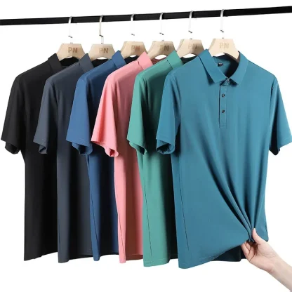 Short Sleeve Sports Golf Polo - Image 2
