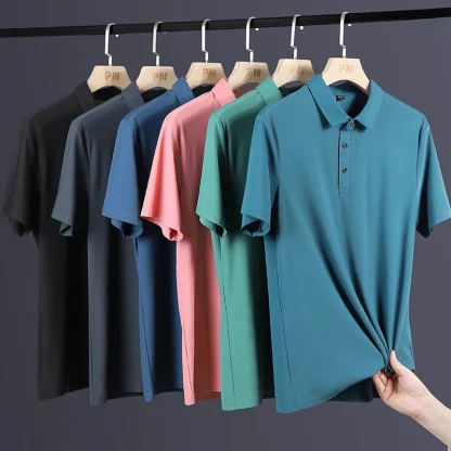 Classic Stretch Fit Golf Polo Shirt - Image 5