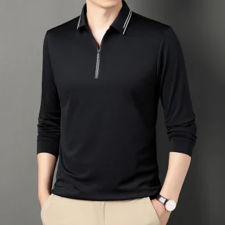 Turn-Down Collar Golf Polo