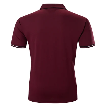 Contrast Trim Golf Polo Shirt - Image 2