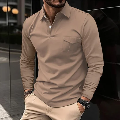 Cool Long Sleeved Golf Polo - Image 5
