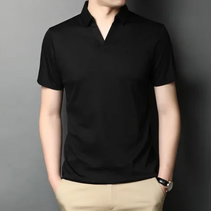 Casual Solid Color Golf Polo Shirt