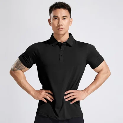 Short-Sleeved Fit Golf Polo - Image 2