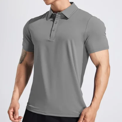 Short-Sleeved Fit Golf Polo - Image 3