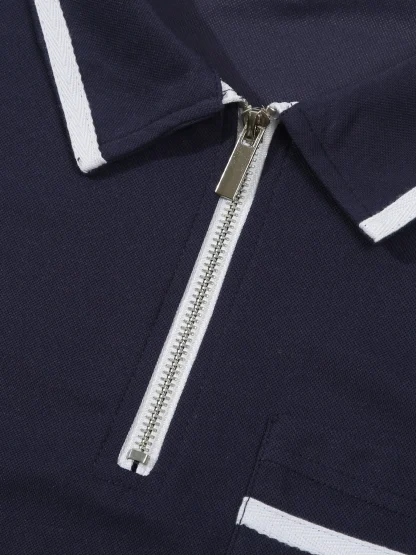 Golf Polo Shirt with Front Pocket - Image 6