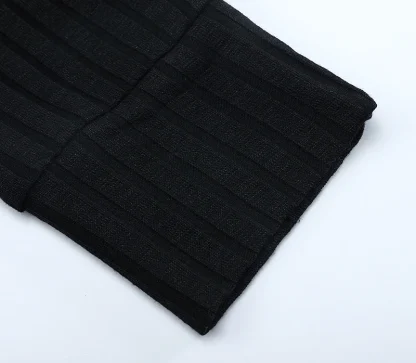 Knit Long Sleeve Golf Polo Shirt - Image 6