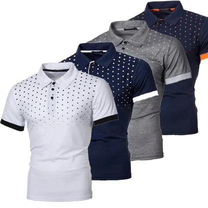 Casual Short Sleeved Golf Polo Shirt - Image 2