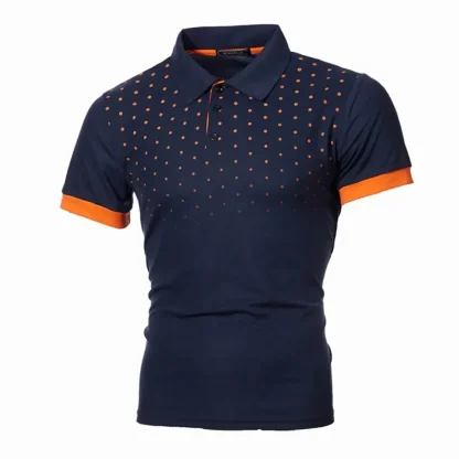 Casual Short Sleeved Golf Polo Shirt - Image 3