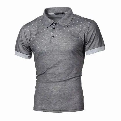 Casual Short Sleeved Golf Polo Shirt - Image 4