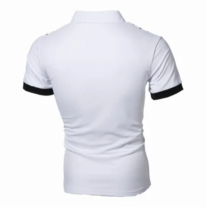 Casual Short Sleeved Golf Polo Shirt - Image 6