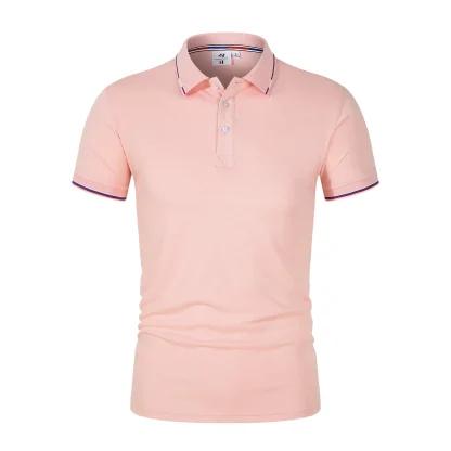 Formal Plain Color Golf Polo - Image 2