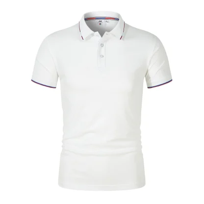 Formal Plain Color Golf Polo - Image 3