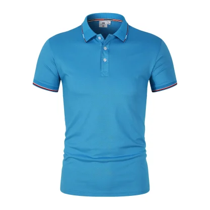 Formal Plain Color Golf Polo - Image 6