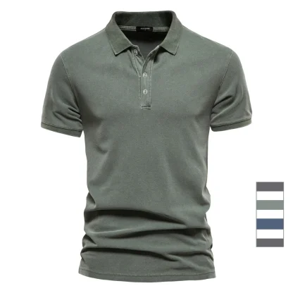 Turndown Collar Golf Polo - Image 2