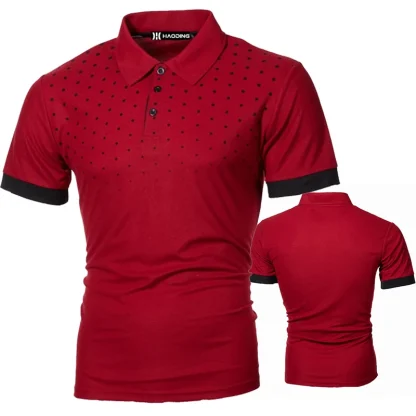Slim Fit Sport Golf Polo Shirt - Image 3