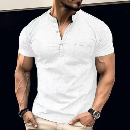 Stand Neck Pocket Golf Polo - Image 5