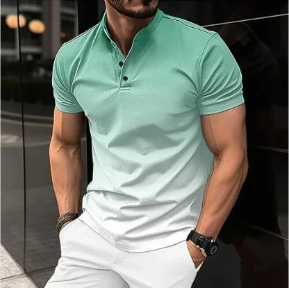 Comfy Contrast Style Golf Polo - Image 4