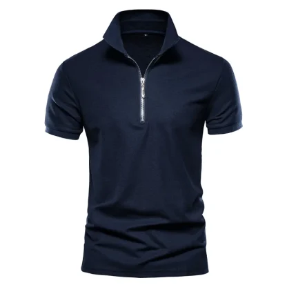 Minimalist Design Golf Polo Shirt - Image 2