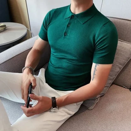 Summer Slim Fit Golf Polo Shirt