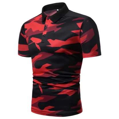 Leopard Print Golf Polo Shirt - Image 6