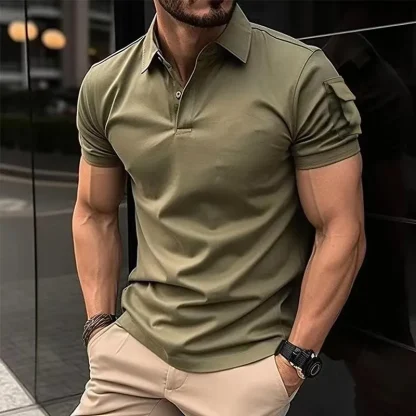 Summer Arm Pocket Golf Polo
