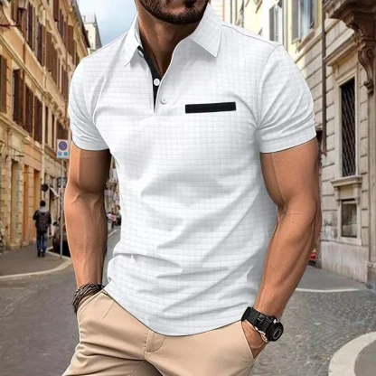 Sport Casual Golf Polo Shirt - Image 4