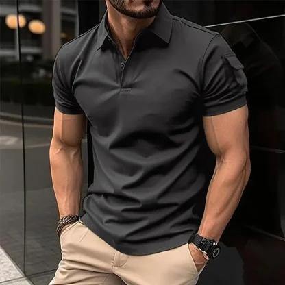 Summer Arm Pocket Golf Polo - Image 2