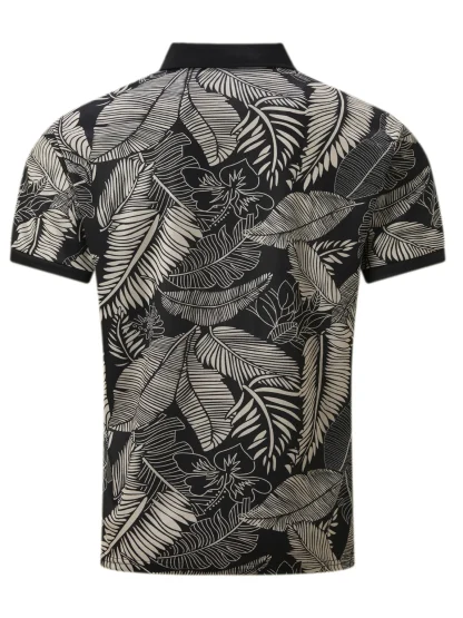 Feather Print Golf Polo - Image 3