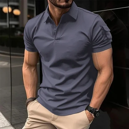 Summer Arm Pocket Golf Polo - Image 3