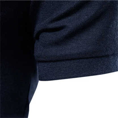 Minimalist Design Golf Polo Shirt - Image 4