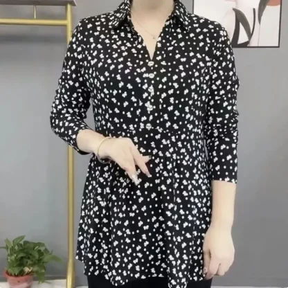 Floral Golf Polo Shirt - Image 2