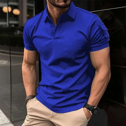 Summer Arm Pocket Golf Polo - Image 5