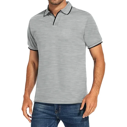 Sporty Short Sleeve Golf Polo - Image 5