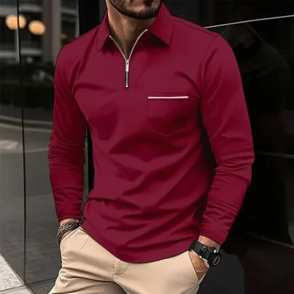 Fashion Golf Polo Shirt - Image 4