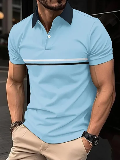 Casual Streetwear Golf Polo Shirt - Image 4