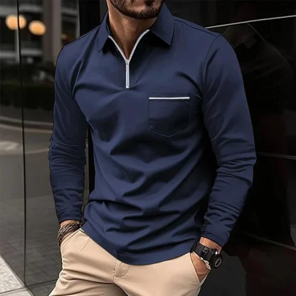 Fashion Golf Polo Shirt - Image 6