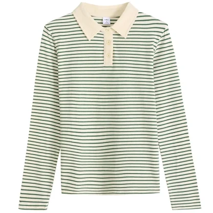 Elegant Stretch Golf Polo Shirt - Image 6