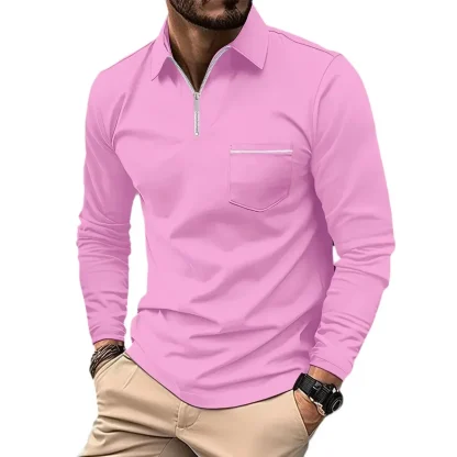 Fashion Golf Polo Shirt - Image 5