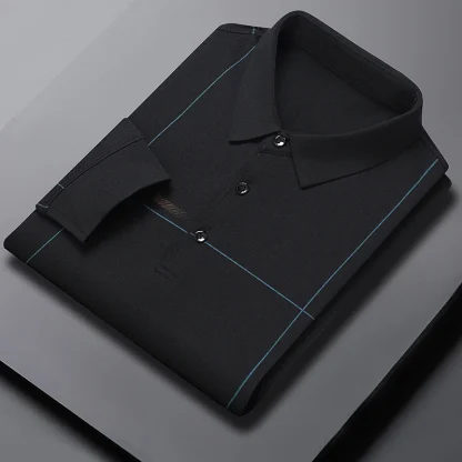Casual Long Sleeve Golf Polo - Image 3