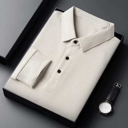 Waffle Style Golf Polo Shirt - Image 2