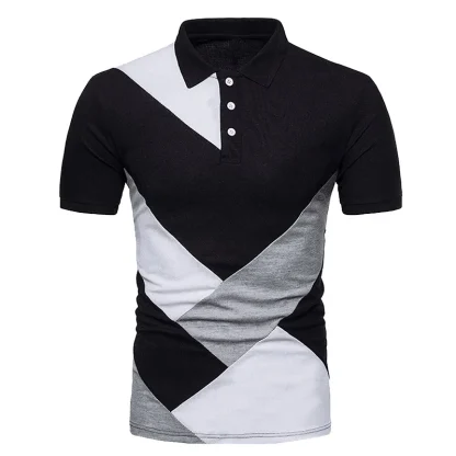 Contrast Color Golf Polo