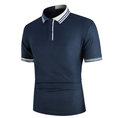 Contrast Color Golf Polo - Image 5
